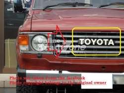 Land Cruiser Bj60 Front grille Badge 