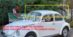 Volkswagen Beetle Car Roof Cut