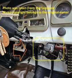 Land Cruiser Bj40 Idling Control Cable & Knob 
