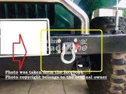 Mitsubishi Jeep Front buffer Recovery Bow Shackles 